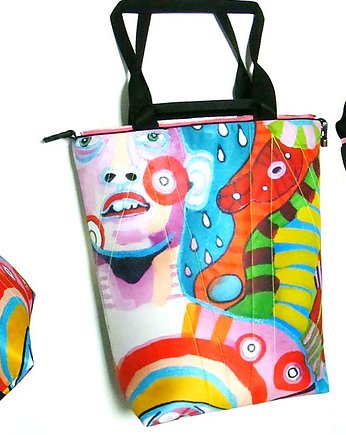 1167 art MIMA bag UNI & Marcin Painta print, MIMAbags