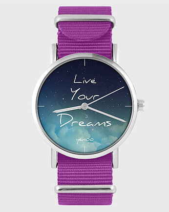 Zegarek - Live Your Dreams - amarant, nato, yenoo