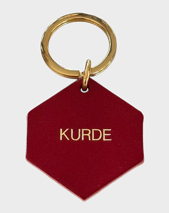 Brelok skórzany "Kurde", Boski Bajzel