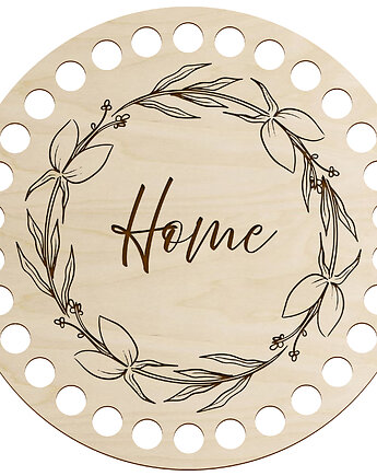 Drewniana Baza Podstawa do Koszyka Spód Dno OKRĄG do Szydełkowania Makramy, smxdsgn