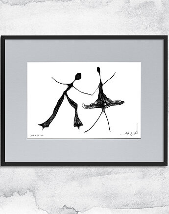 Oprawiona grafika - Tango (102), Maja Gajewska