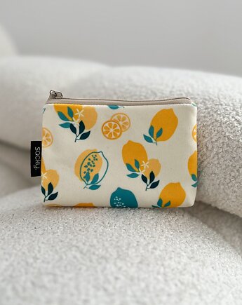Card holder welur lemon, sacky bag