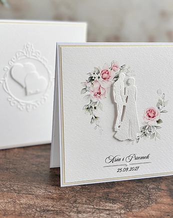 Elegancka Pamiątka Ślubna w Pudełku / PASTELLE, WP 26n, Anna Art and Crafts
