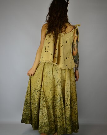 Barwiona Roślinami Spódnica "Wolność", Zielekada