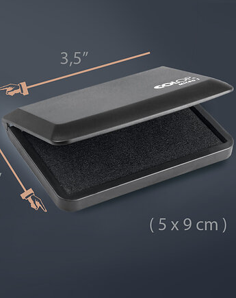 Poduszka z tuszem do pieczątek CZARNA, Malu Studio