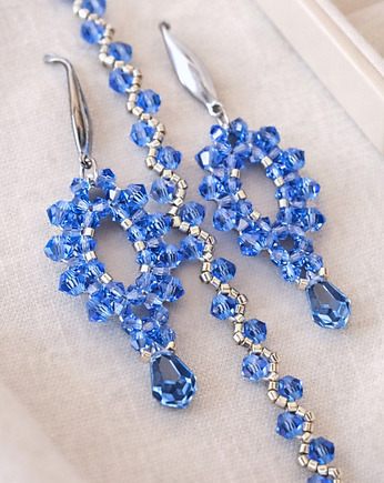 Komplet Biżuterii Sapphire Clarity - Bransoletka i Kolczyki, STAGHORN