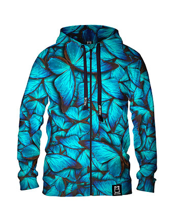 Męska Bluza Expres Zamek DR.CROW Motyle Blue, DrCrow