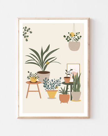 Plakat - HAPPY PLANTS, Peprojektuje