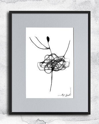 Autorska grafika z ramą - nr 92, Maja Gajewska