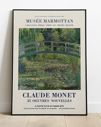 Claude Monet- plakat wystawowy, Pas De LArt