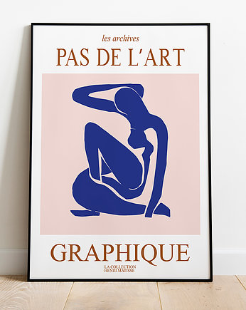 Henri Matisse grafika modern, inspiracja, Pas De LArt