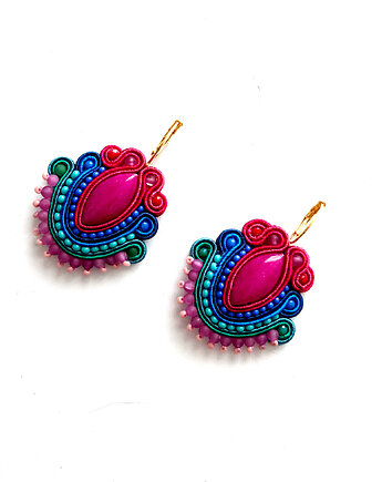 Sutaszowe kolczyki ADANA _ kolekcja 2025, Sylwia Żak