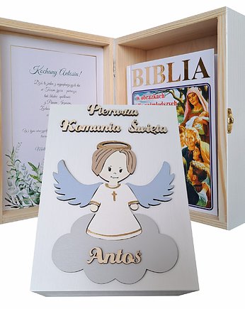 Pamiątka Pierwszej Komunii Świętej - Biblia K07, Prowansalska Manufaktura
