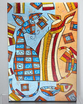 Różne osobowości. Seria KOTY. Giclee, 4mara Marina Czajkowska