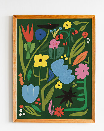 Plakat Dzikie kwiaty, MUKI design