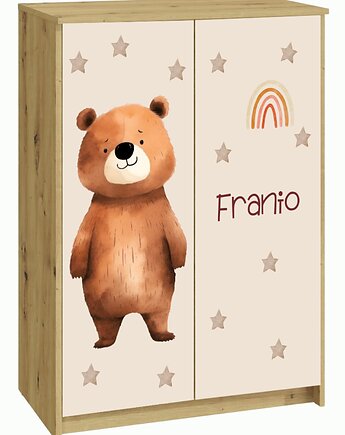 Komoda/szafka boho do pokoju dziecięcego BEAR BOHO, Wióry i Światło