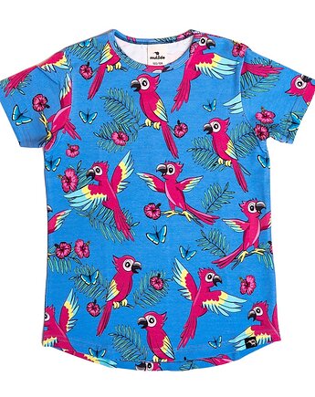 T-shirt Niebieska Papuga, mullido
