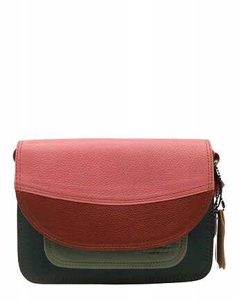 Torebka damska skórzana regulowany pasek kolorowa eko OLIVKA, Olivka Warsaw