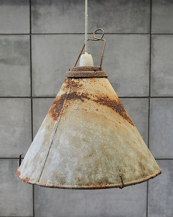 Lampa metalowa, styl industrialny, lata 50, Przetwory design