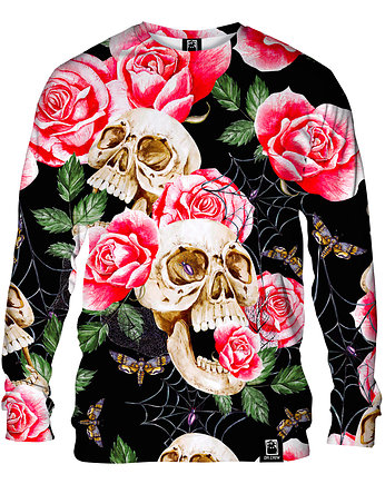 Bluza Bez Kaptura Damska DR.CROW Skull in Roses, DrCrow