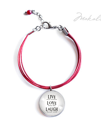 Live Love Lough - friendship bracelet, Makaliboo