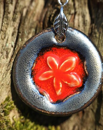 Wisiorek ceramiczny - Rosso, Beasolart