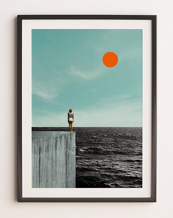 Plakat Miło Cię widzieć - Kolaż Fine Art - Dekoracja Ścienna Do Salonu, DAPIDOKA