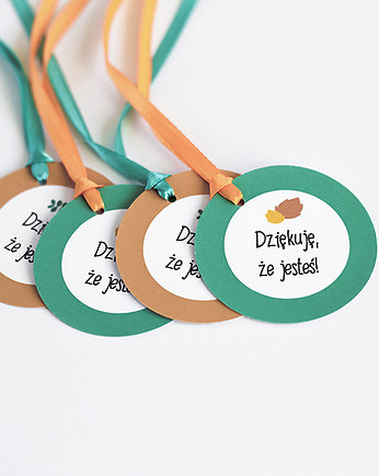 Etykietki personalizowane do podziękowań LISEK, WOW party