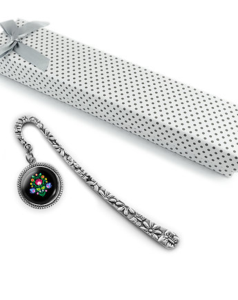 Zakładka do książki - Folkowa czarna