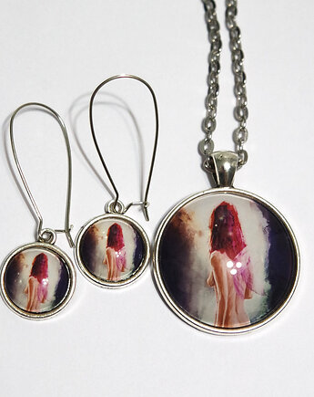 Naszyjnik i kolczyki - komplet - Fairy - Wróżka, yenoo