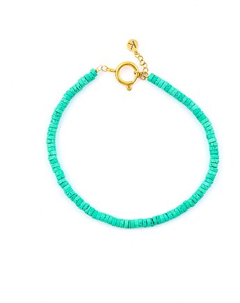 Bransoletka na nogę barwiona Lawa wulkaniczna, Kulka Bransoletki