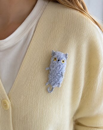 Broszka kotek Obłoczek, Not only cute crafts