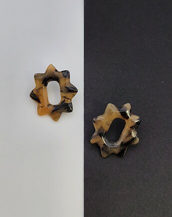 Kolczyki szylkretowe, WILDBI design