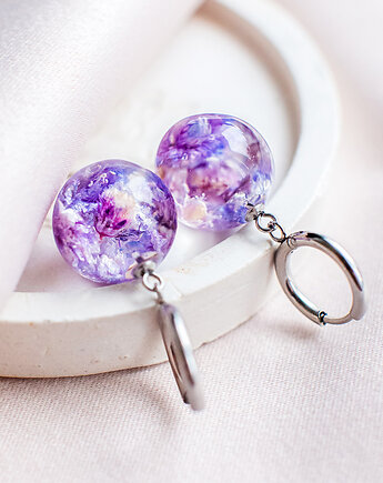 Kolczyki z gipsówką, nature gift