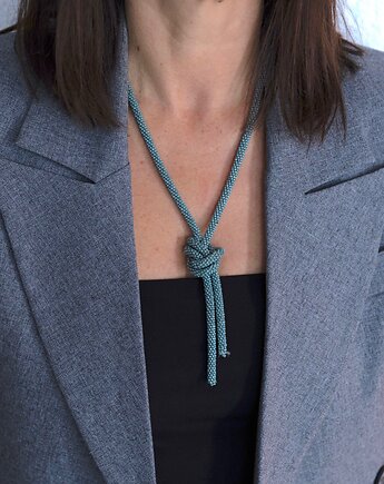 Długi Naszyjnik ze Szklanych Koralików, Be So