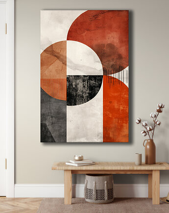 Geometria natury - Obraz na płótnie - Druk Blejtrama, Minimalizm, Loft #119, Black Sapphire Art