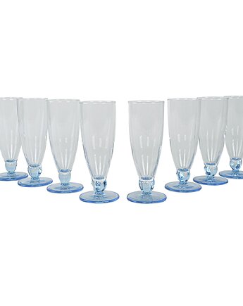 Komplet kieliszków, włoski design, lata 80, produkcja: Włochy, Przetwory design