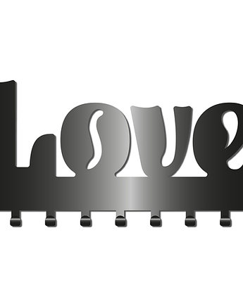 Nowoczesny Wieszak Z Kolekcji Simple Napis Love, Km design