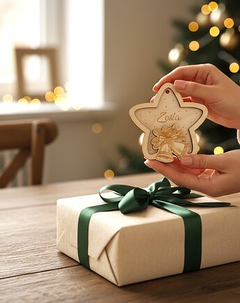 Bombka Gwiazdka z Imieniem Dzwonki, STREET WOOD