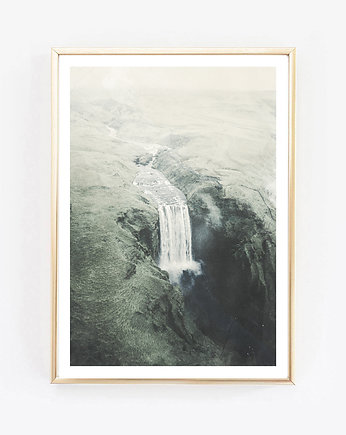 waterfall, plakat, grafika, fotografia, wejustlikeprints