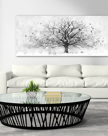 Grafika na płótnie Abstakcyjne drzewo- 150x60cm, LUdesign gallery