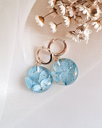 Kolczyki z suszonymi kwiatami hortensji, Kwiat Paproci