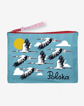 Saszetka Polska Bociany, LOVE POLAND DESIGN