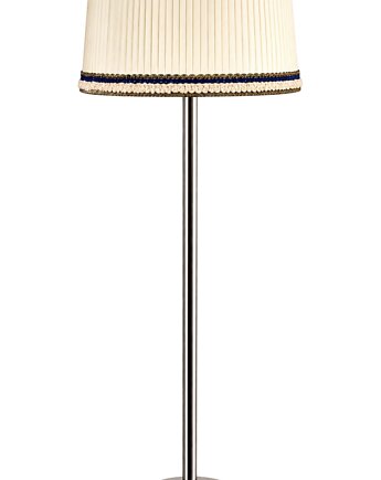 Lampa podłogowa Art Deco, lata 30., niklowana stal, Relikt design