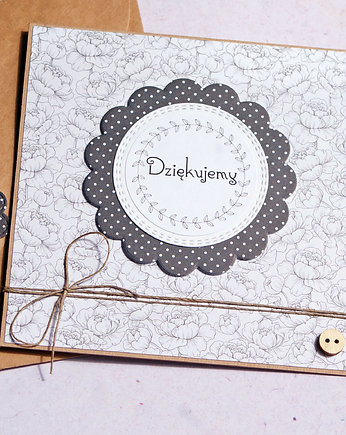 DZIĘKUJEMY :: kartka handmade :: PODZIĘKOWANIE, kaktusia