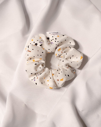 Scrunchie/frotka FLOWERS, wu handmade