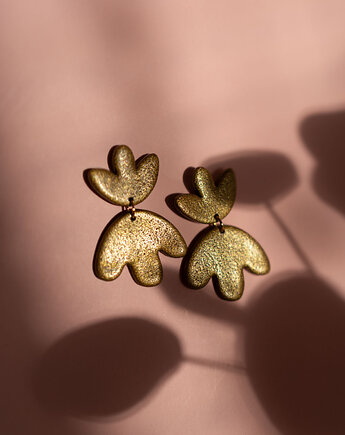 Wiszące kolczyki  TULIPANY, Dwie Gliny