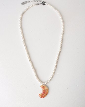 Naszyjnik perłowy Croissant, Flores Jewellery