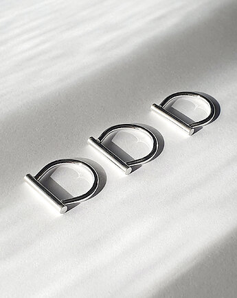 Pierścionek SIMPLE No 1 srebrny, Kamaryd