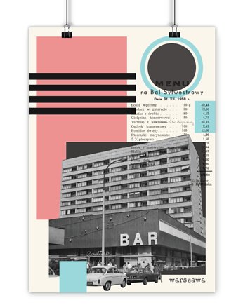 Plakat Kolaż Bar, OKAZJE - Prezenty na 18 dla kolegi